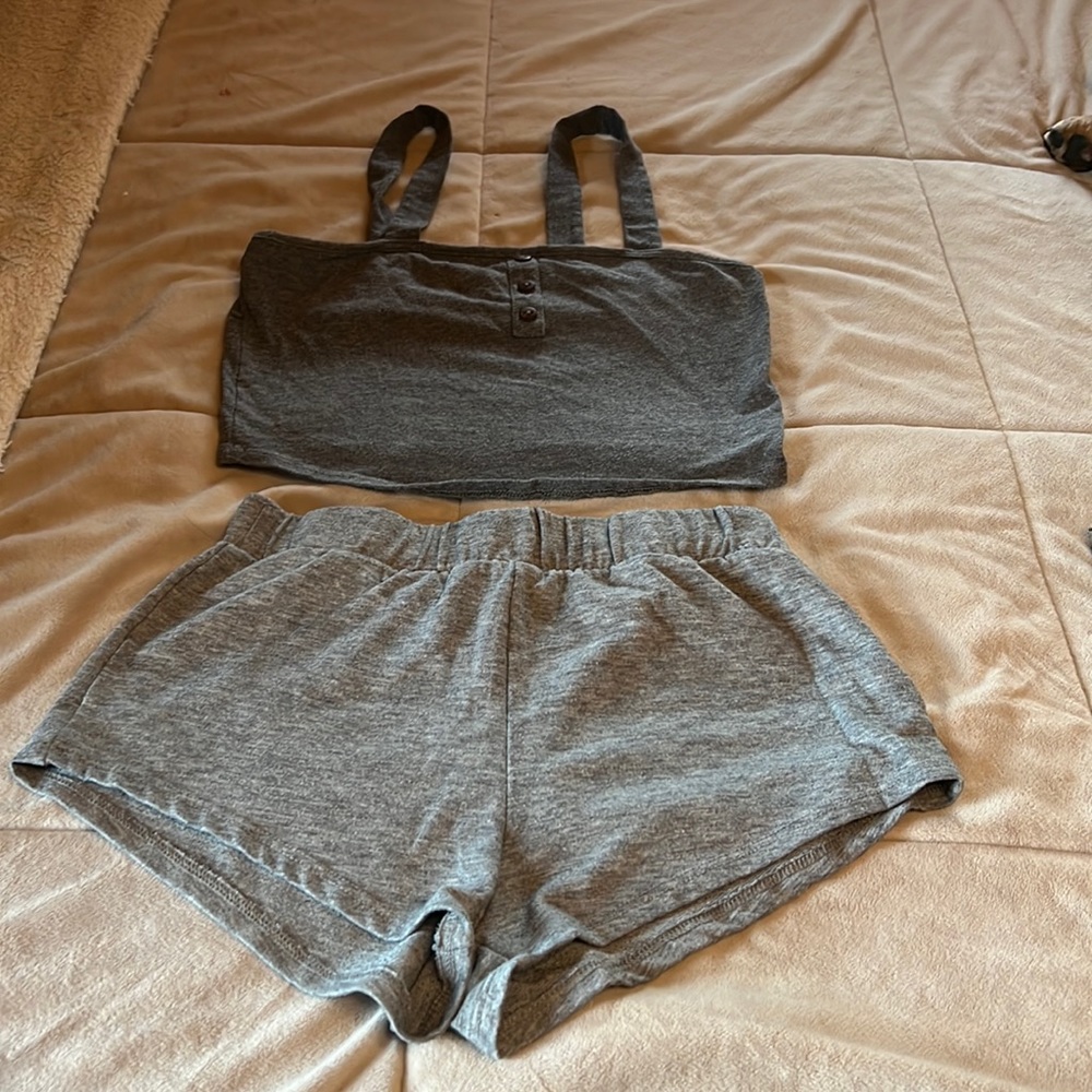 Top and shorts